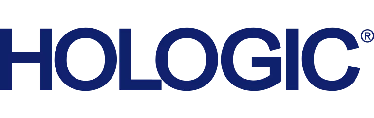 Hologic logo, dark blue